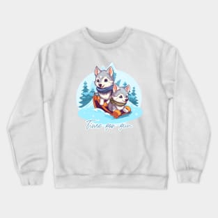 Time for fun Crewneck Sweatshirt